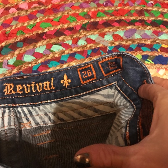 ***SOLD***Rock Revival Jen Boot Jeans! Size 26/32 - Picture 5 of 7